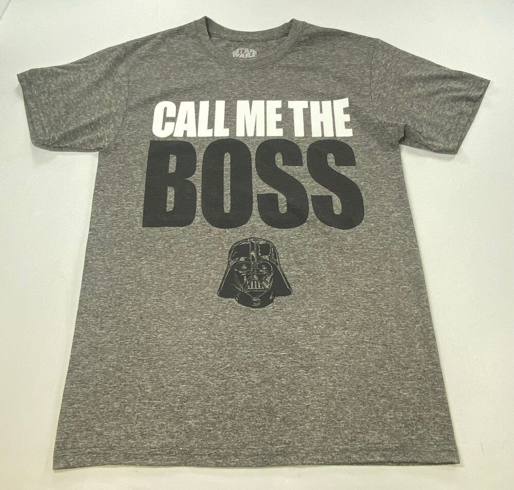 Star Wars “Call Me the Boss” Darth Vader T‑Shirt • Size Small • Polyester